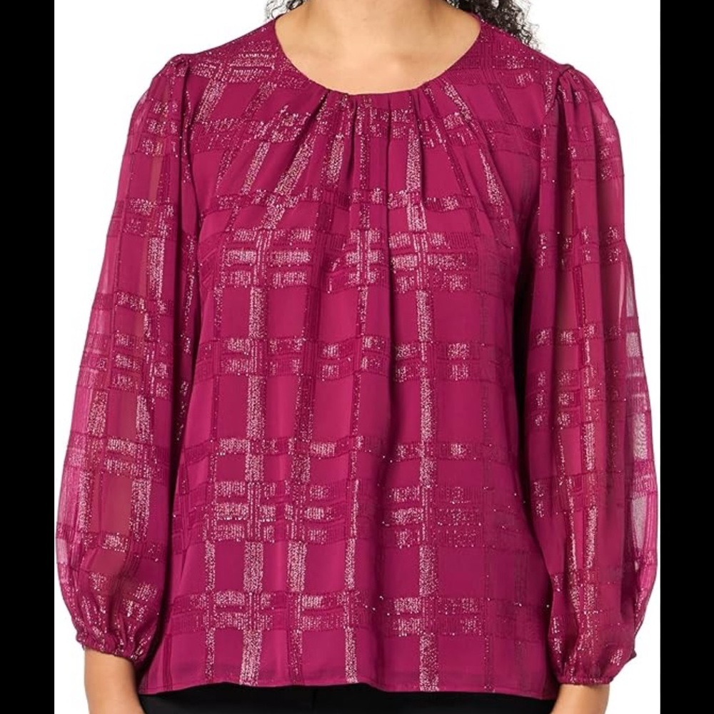 Calvin Klein Magenta Blouse